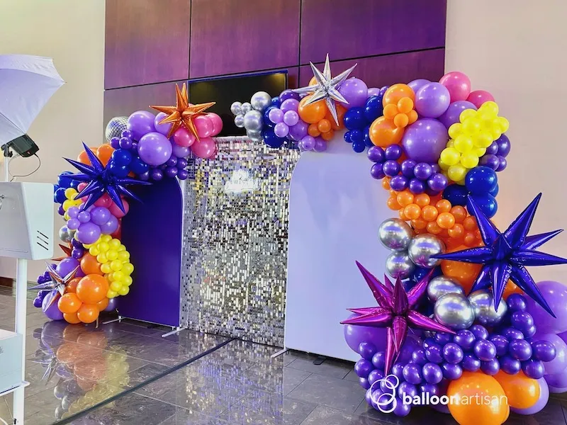 Balloon Arch and Backdrop Decoration Bangalore