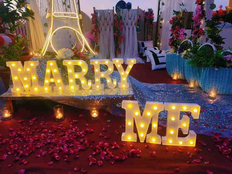 Proposal Balloon Decoration